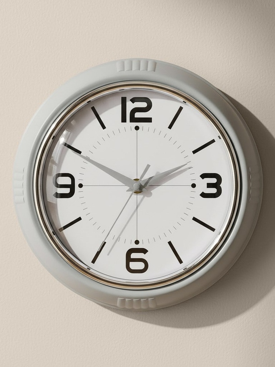 Saratoga Lume Metal Compass Wall Clock - 24.5x24.5x7.2 cm