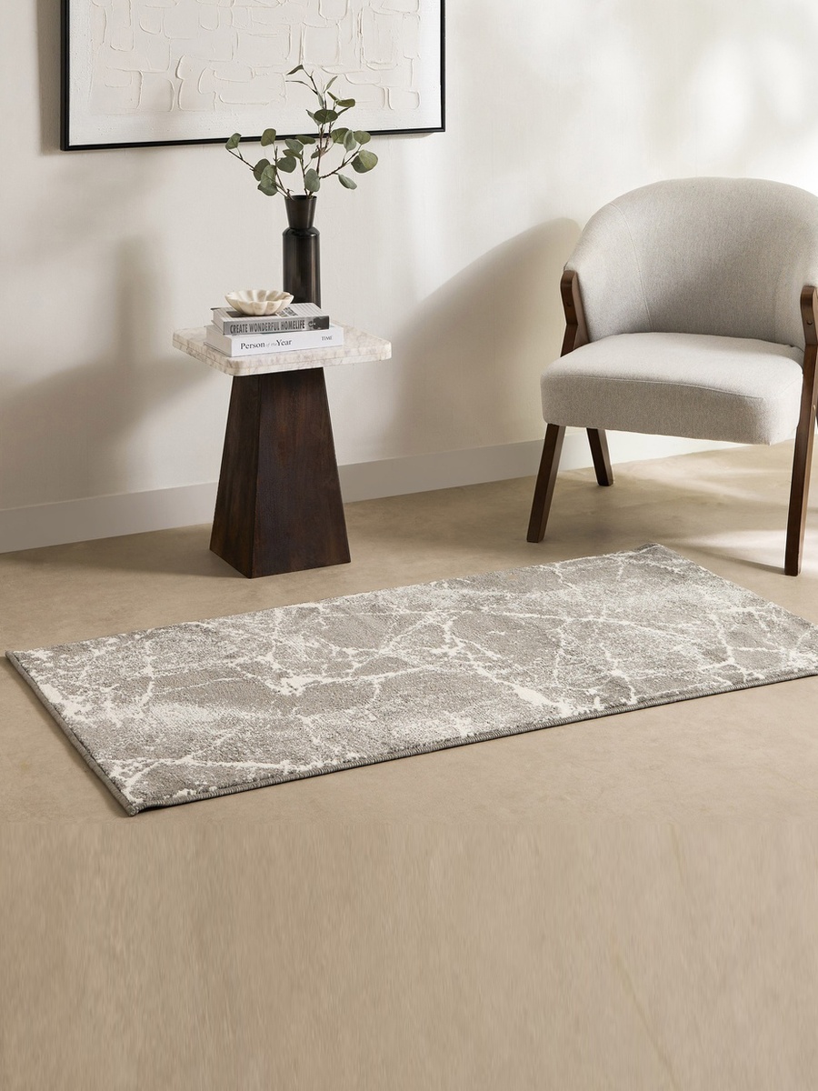 Vienna Feza Microfiber Textured Rug - 80x150 cm