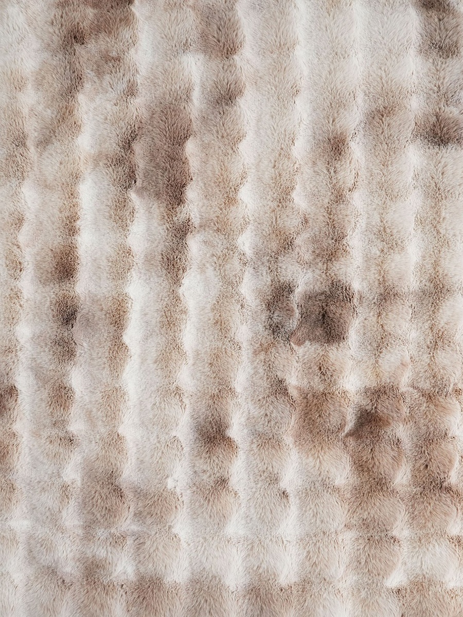 Timmy Bubble Rabbit Fur Printed Rug - 200x300 cm