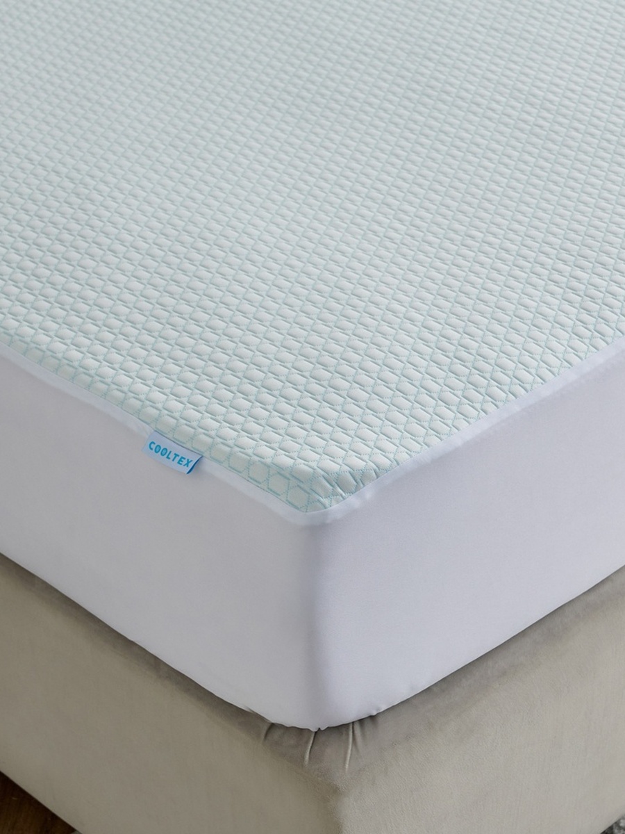 Cooltex Waterproof Olympic Queen Mattress Protector - 160x200+40 cm