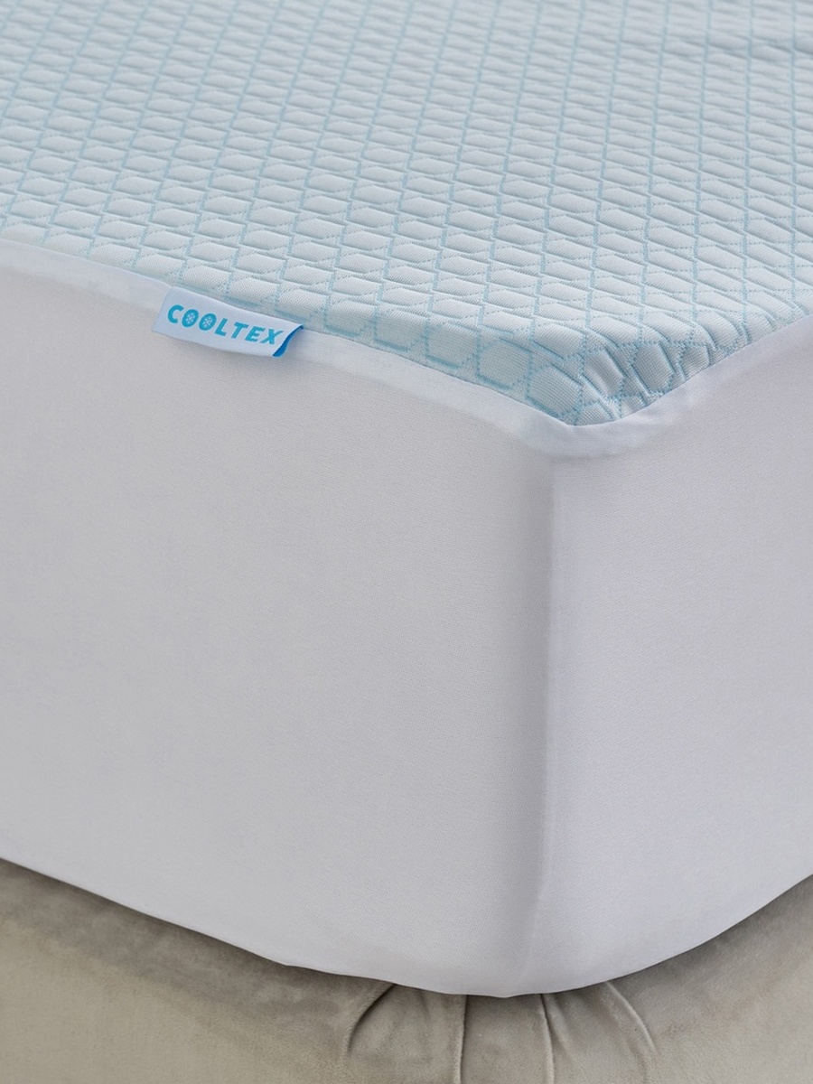Cooltex Waterproof Super King Mattress Protector - 200x200+40 cm