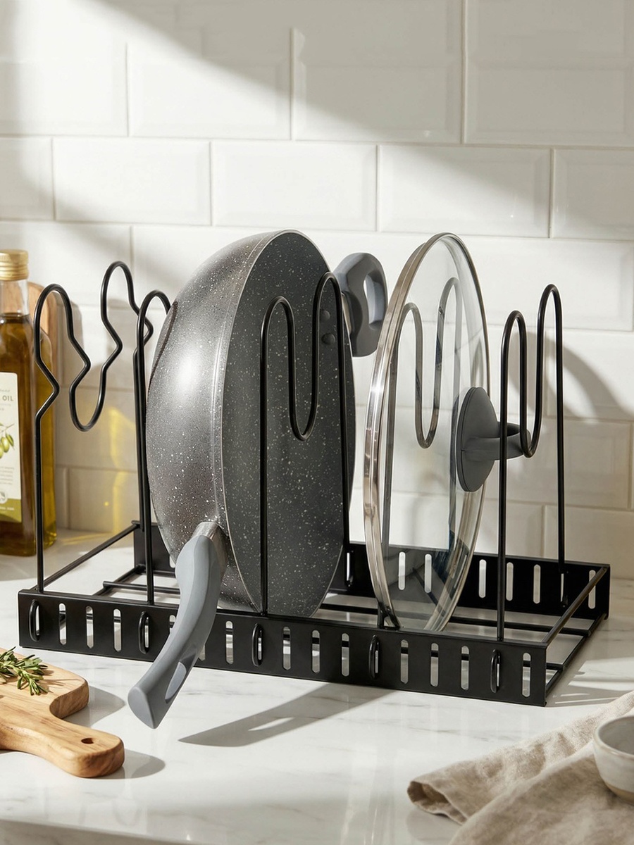 Daisy Single Side Pots and Pans Organiser - 20.5x25.5x8 cm