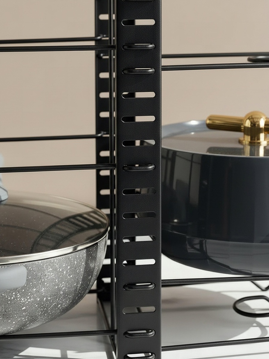 Daisy Dual Side Pots and Pans Organizer - 48x38x20.5 cm