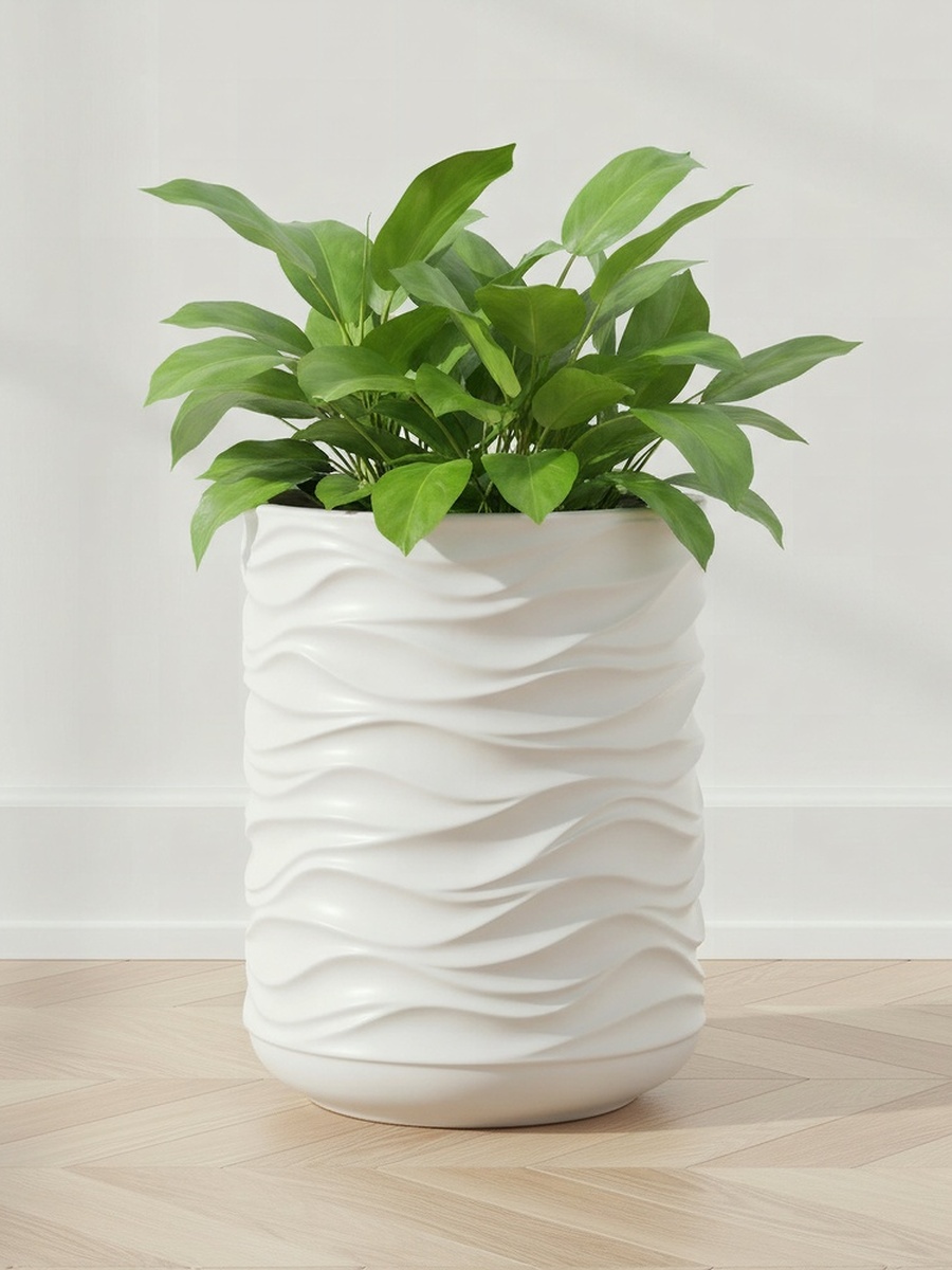 Opaline Vogish Decorative Ceramic Planter - 31x31x41 cm