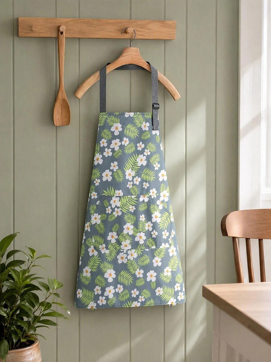 Pack of 2 - Printed Waterproof Apron with Adjustable Strap