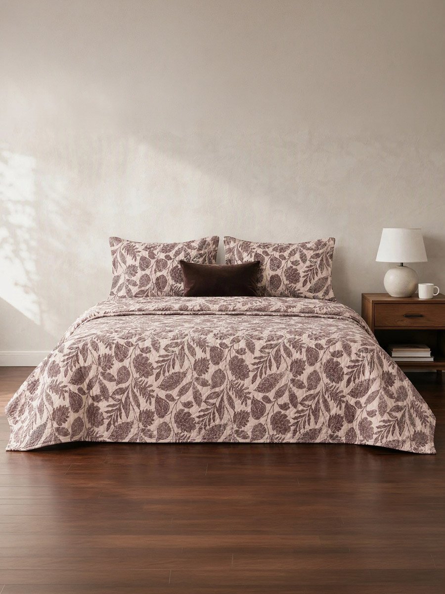 3-Piece Printed Duvet with Pillow Covers 89x90cm