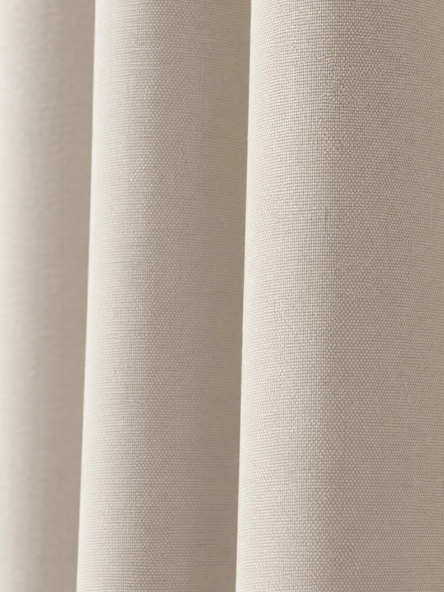 1-Piece Plain Non Black-Out Curtain, 170x280cm Beige