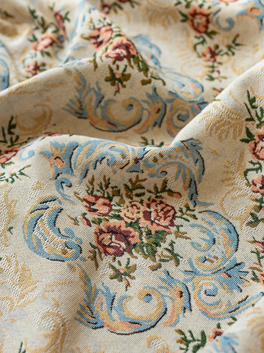 Floral Print Non Black-Out Curtains, 150x240cm