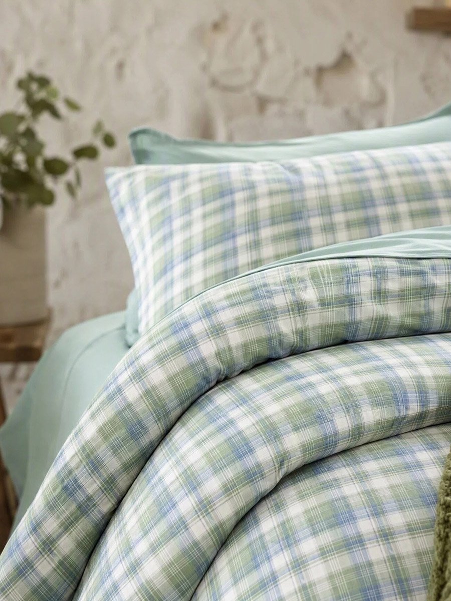 4-Piece Comforter Set - Green, 180x220cm