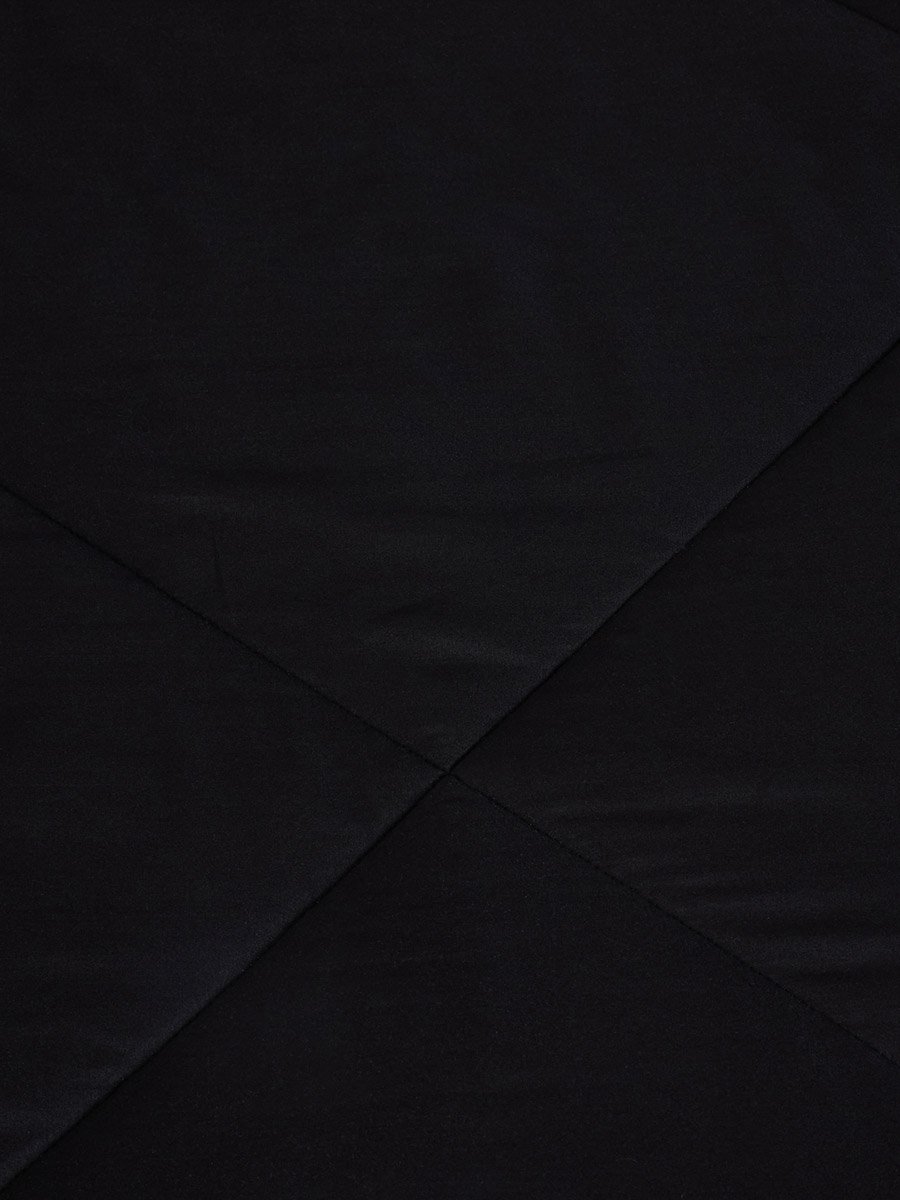 1-Piece Solid Comforter Black, 90X100 Inches