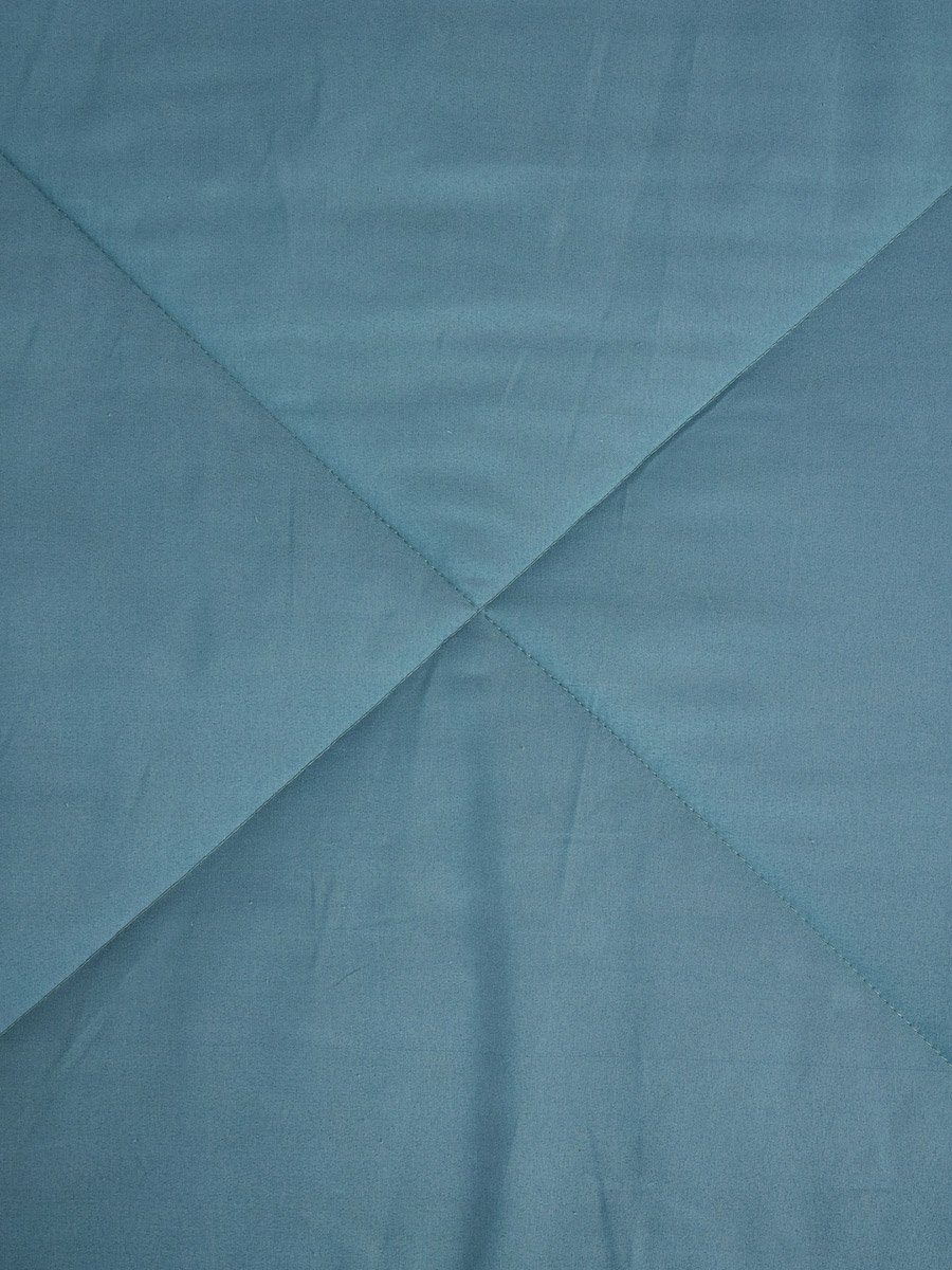 1-Piece Solid Comforter Light Blue, 90X100 Inches
