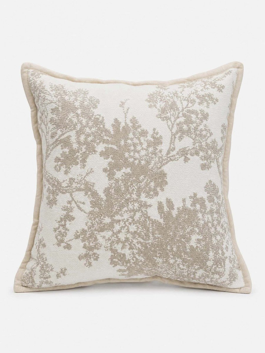 Patterned Cushion Cover - 45x45cm, Gold