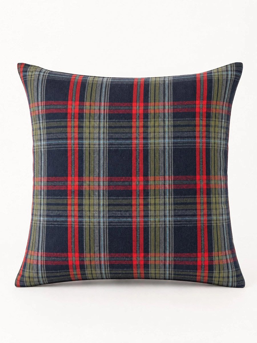 Pack of 2 - Plaid Cushion Cover, 45x45cm