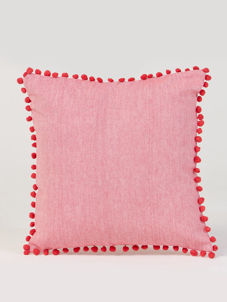 1-Piece Cushion Cover 100% Cotton 45x45cm