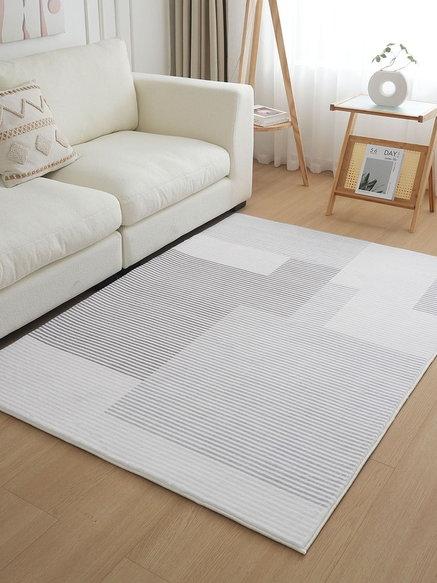 Bristol Haze Printed Plush Fur Rug - 120x170 cm
