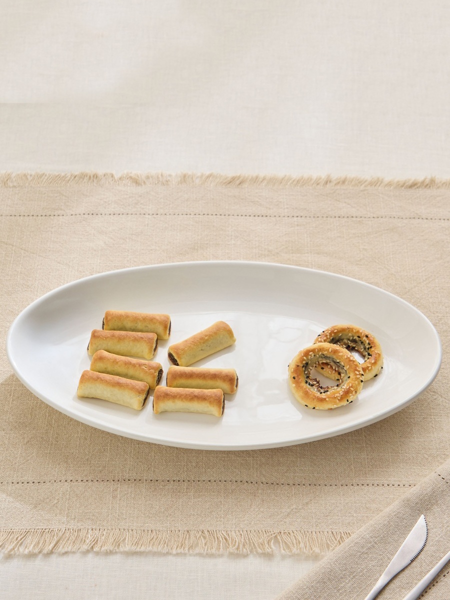 Alba Oval Platter - 38x20x4 cm