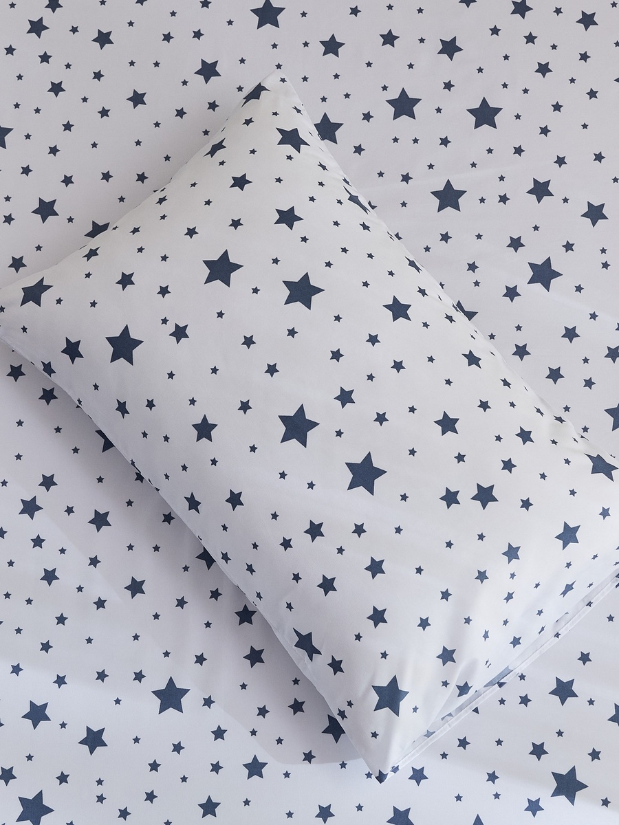 Nora Stera Microfibre Single Flat Sheet with Pillow Cover - 160x240 cm and 50x75 cm
