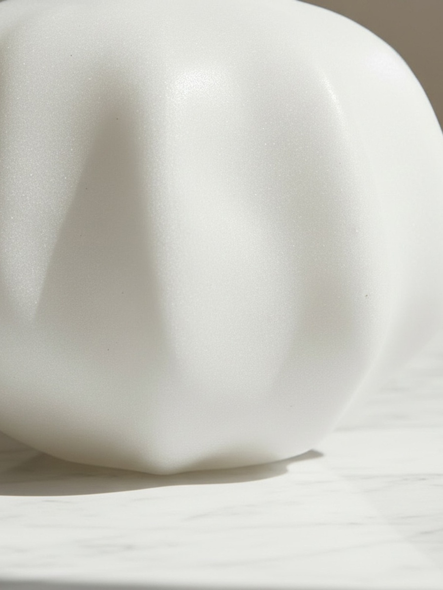 Clifford Ora Monochrome Luxe Marble Decorative Vase - 21.7x20x21.5 cm