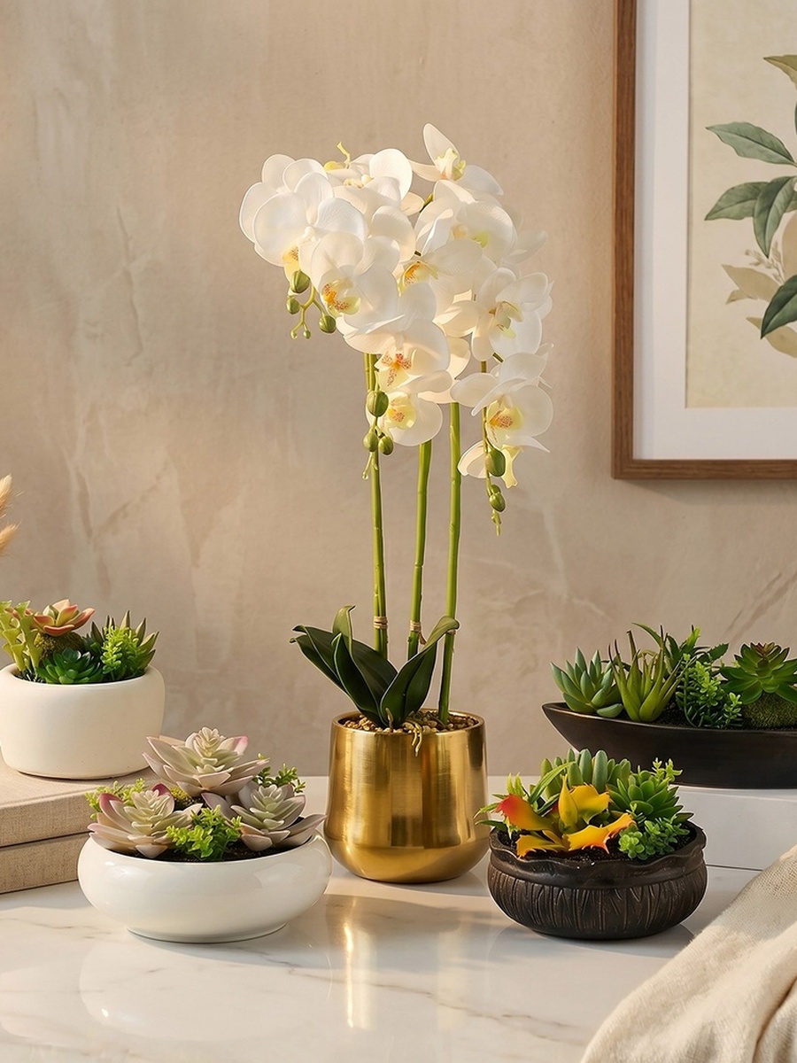 Tant Artificial Succulent Potted Plants - 15 cm