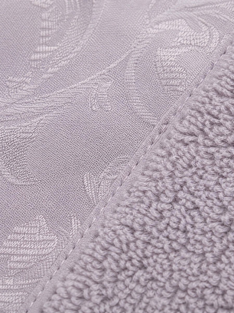 Pack of 2 - Embroidered Bath Towels, Blue - 33x70cm