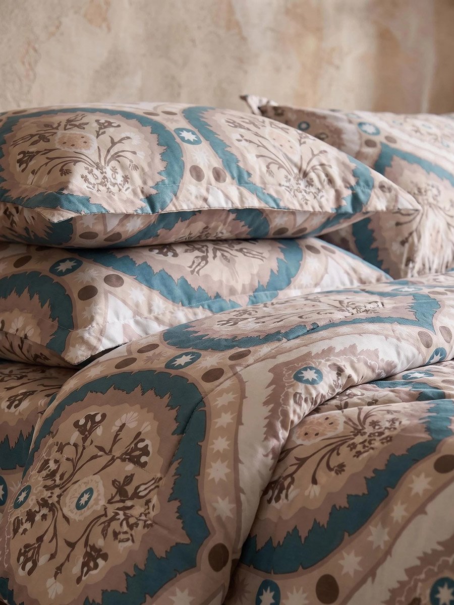 Impression Double Comforter 215x235 Cm, Teal