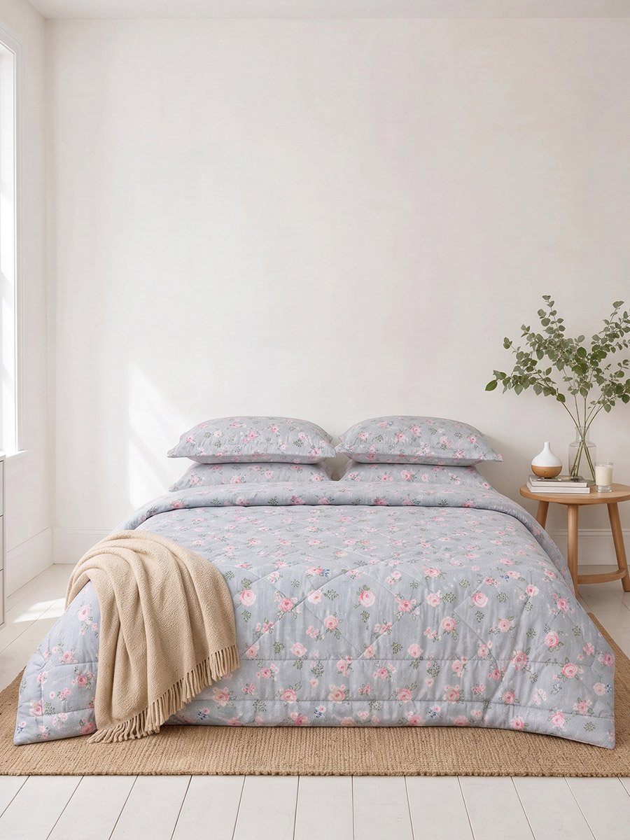 Impression Double Comforter 215x235 Cm, Grey