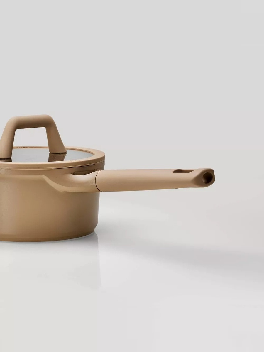 1.9 Litre Nonstick Saucepan with Pour Spout and Strainer Lid