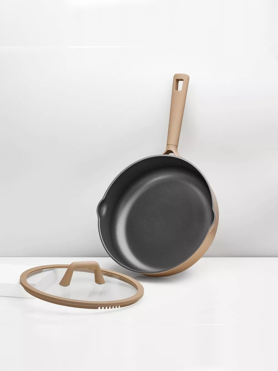 4.7 Litre Nonstick Saute Pan with Pour Spout and Strainer Lid