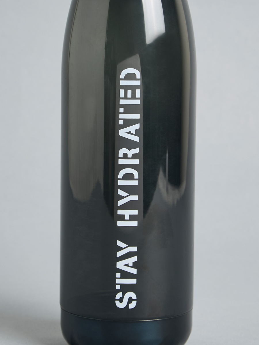 Slogan Print Water Bottle with Strap - 1 L