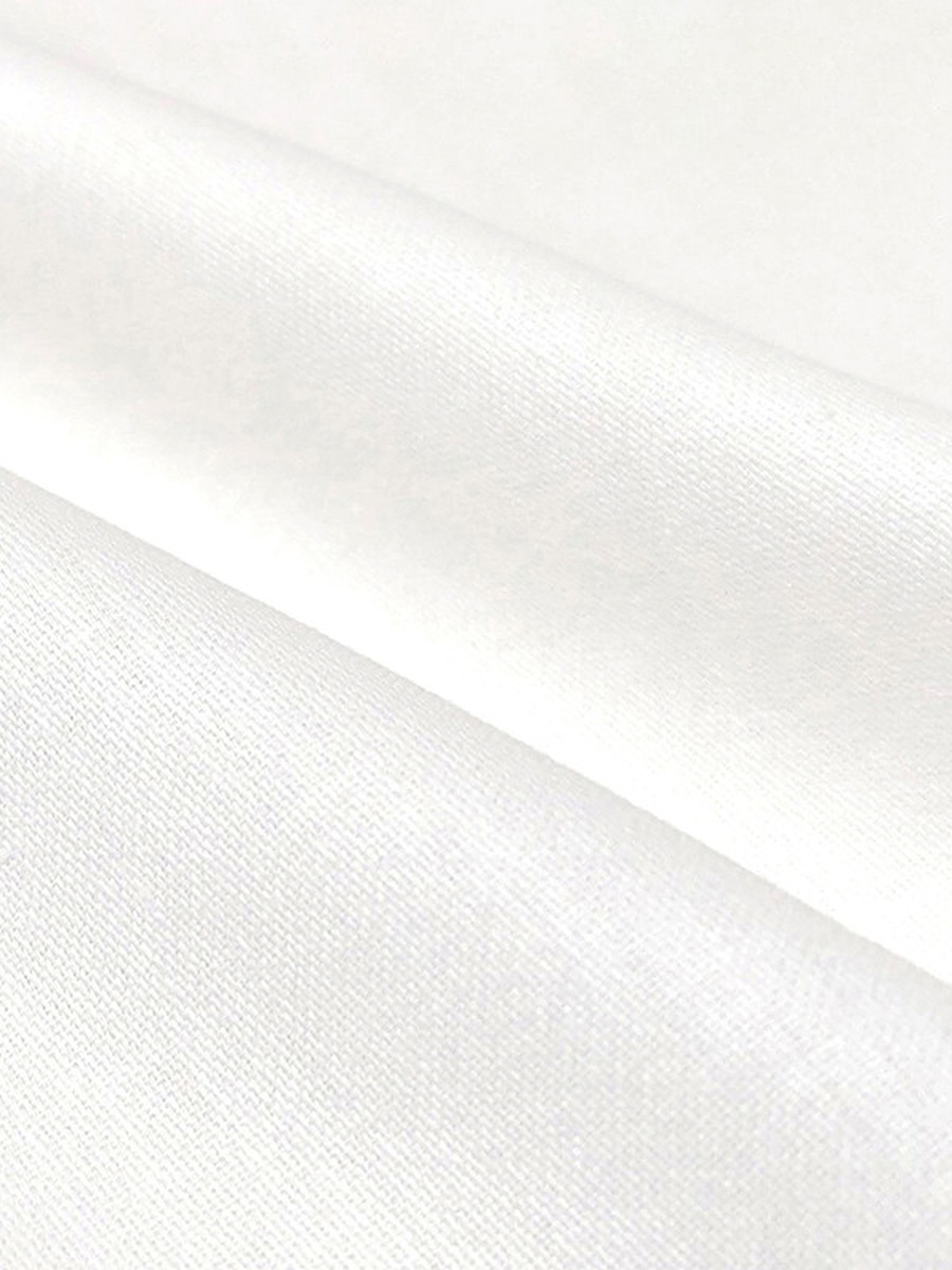 100% Cotton King Bedsheet Set, 1000 TC Pure Essence - White