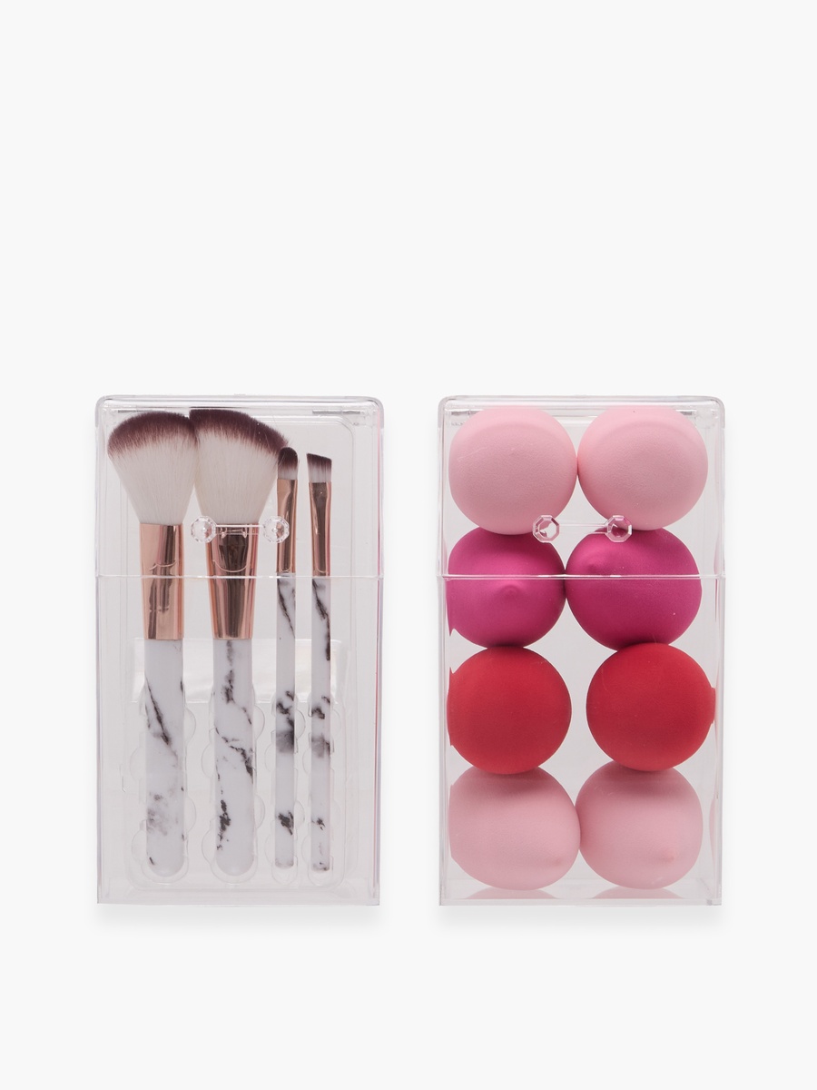 12-Piece Makeup Brush and Sponge Set