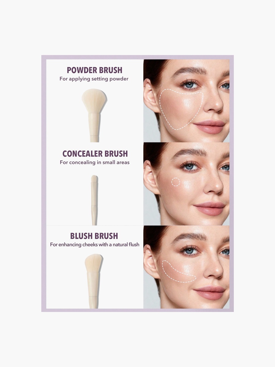 6-Piece Makeup Brush Kit