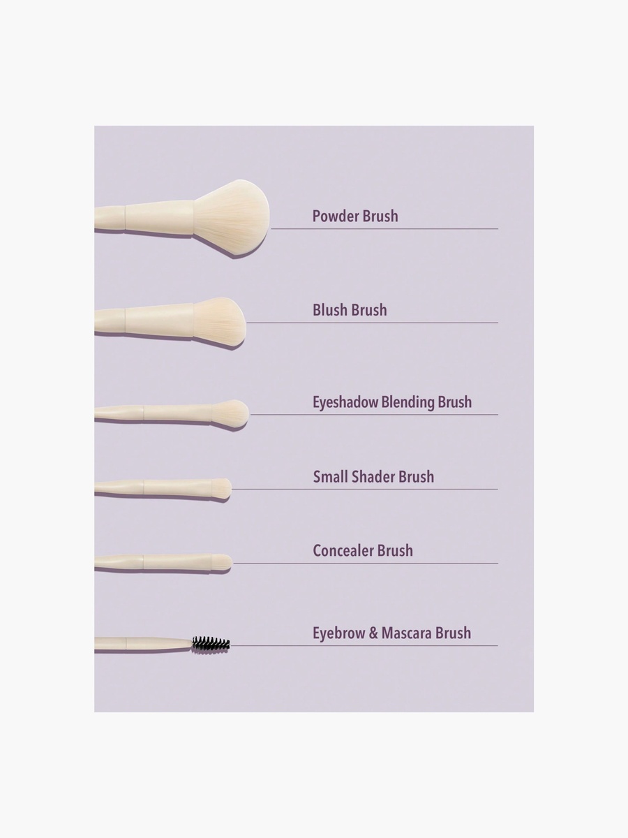 6-Piece Makeup Brush Kit
