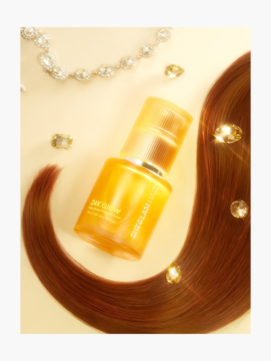24K Glow High Shine Styling Serum