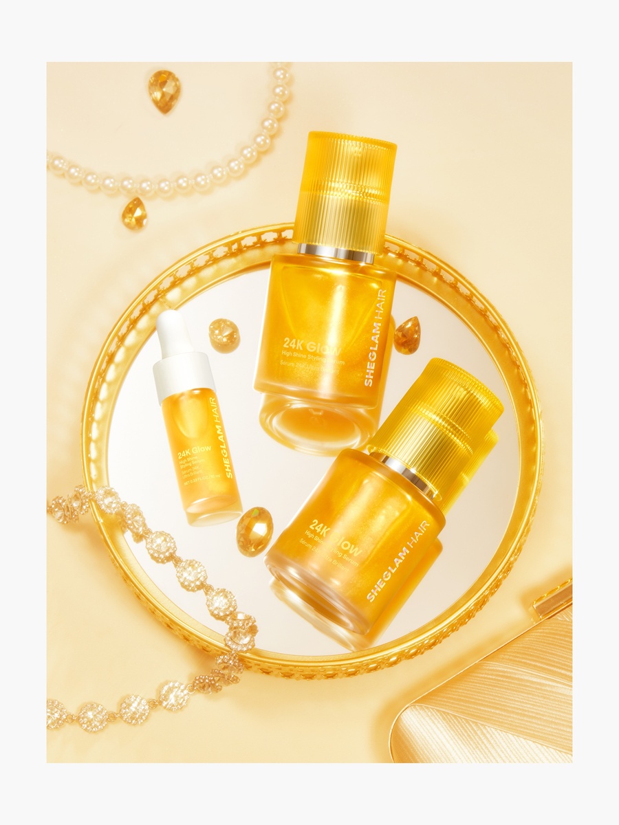 24K Glow High Shine Styling Serum