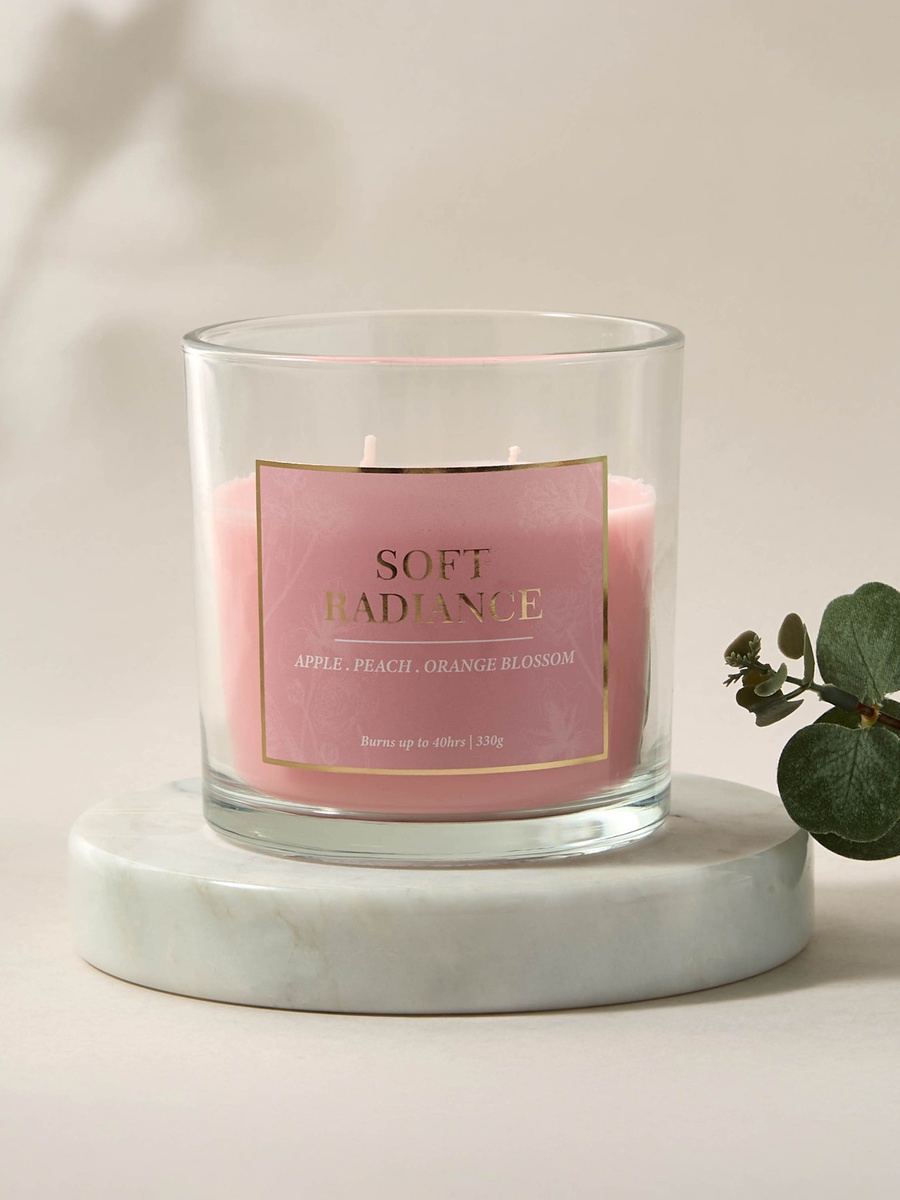 Aura Luxe Jar Candle 330gm Soft Radiance