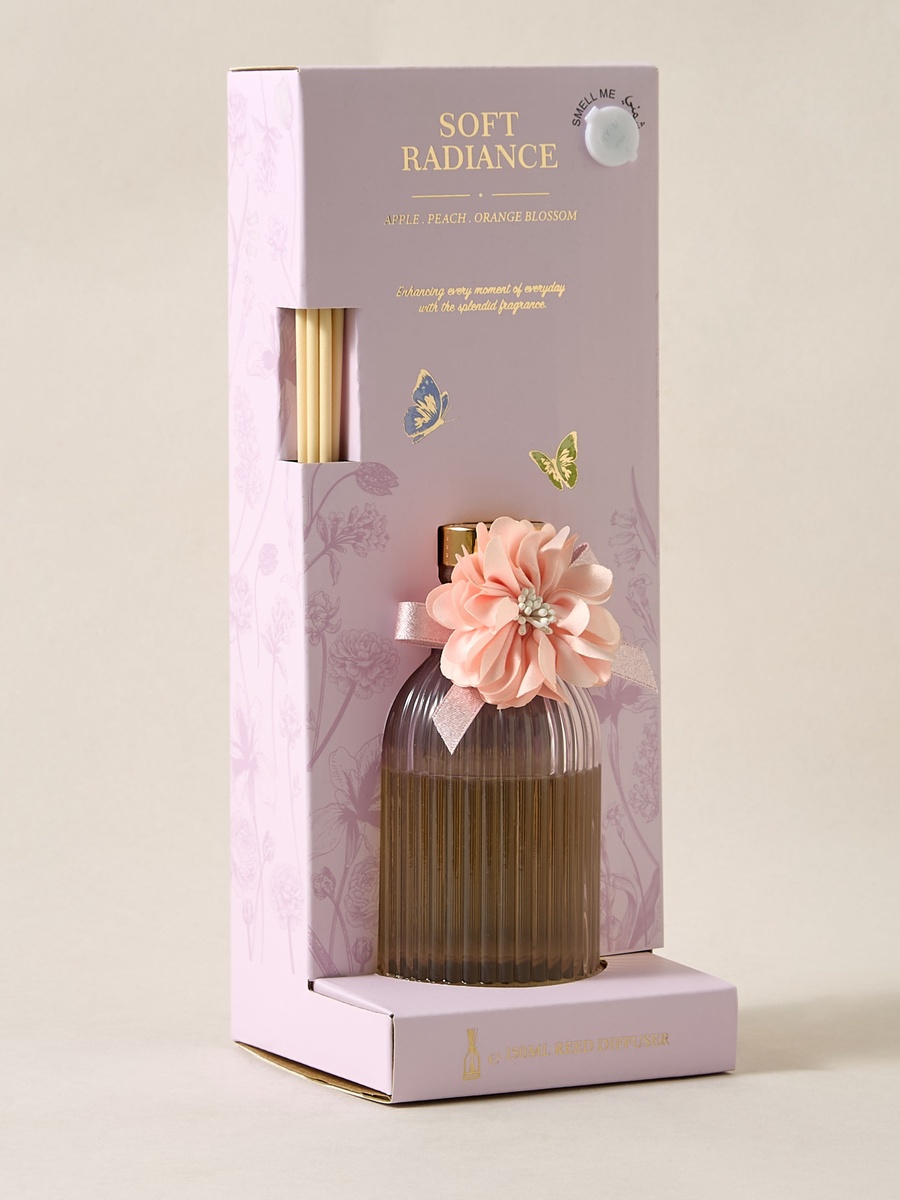 Aura Luxe Reed Diffuser 150ml Soft Radiance- Pink