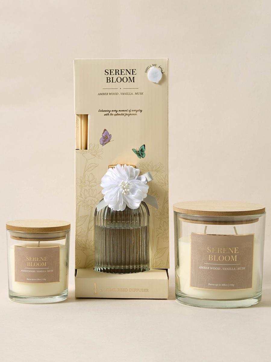 Aura Luxe Reed Diffuser 150ml Serene Bloom
