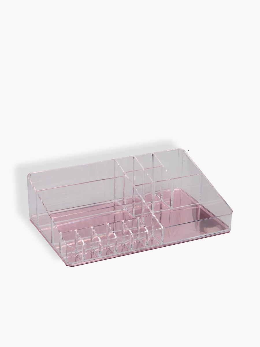 16-Compartment Cosmetic Organiser - 33x20x9 cm