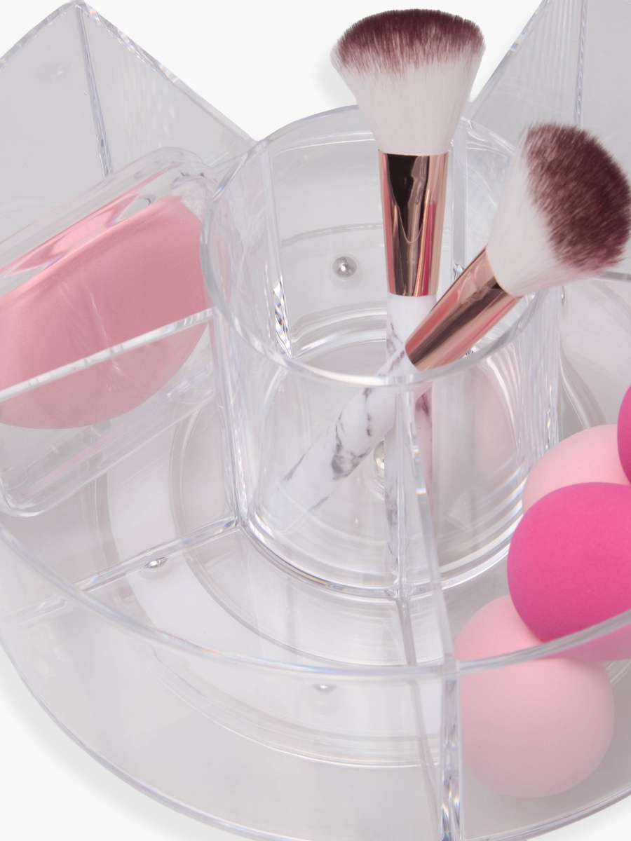 6-Compartment Beauty Tool Organiser