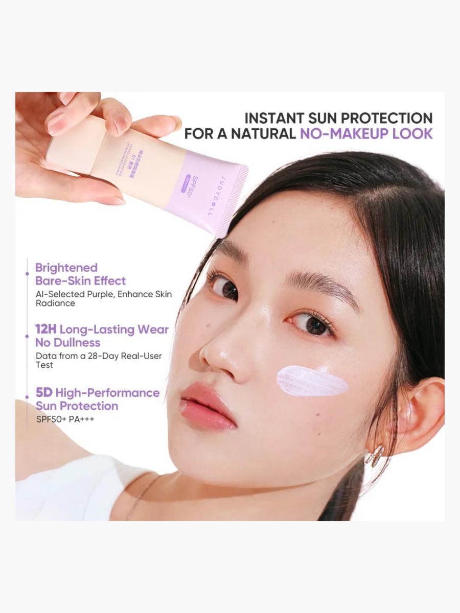 UV Defense Tone Up Cream Primer - 01 Purple