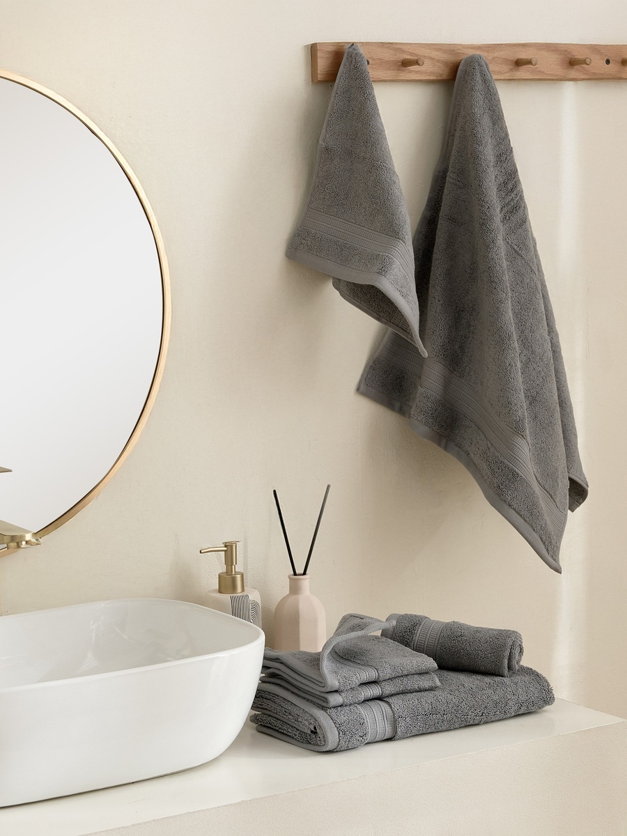 Air Rich 6-Piece Fade-Resistant Bath Towel Set