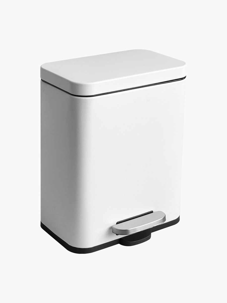 Morgen Rectangular Stainless Steel Pedal Bin - 5 L