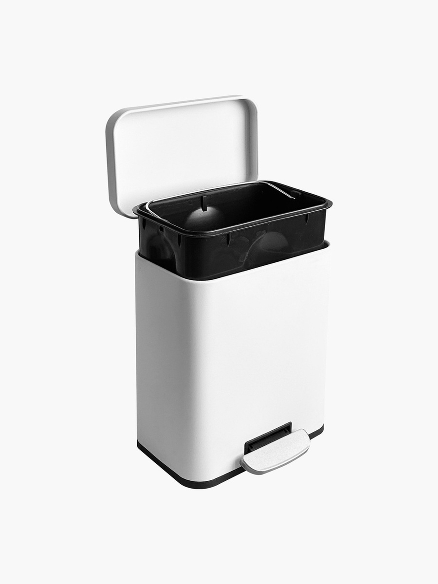 Morgen Rectangular Stainless Steel Pedal Bin - 5 L