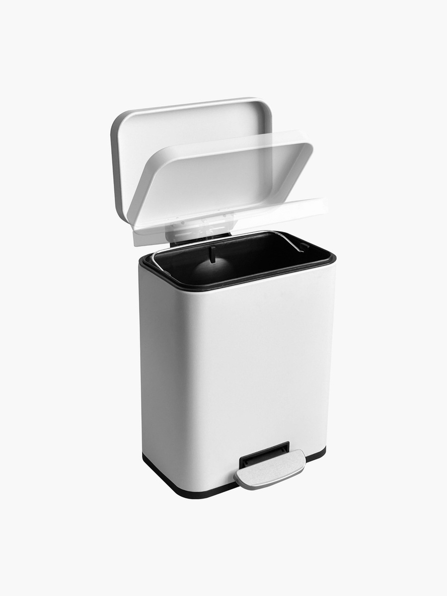 Morgen Rectangular Stainless Steel Pedal Bin - 5 L