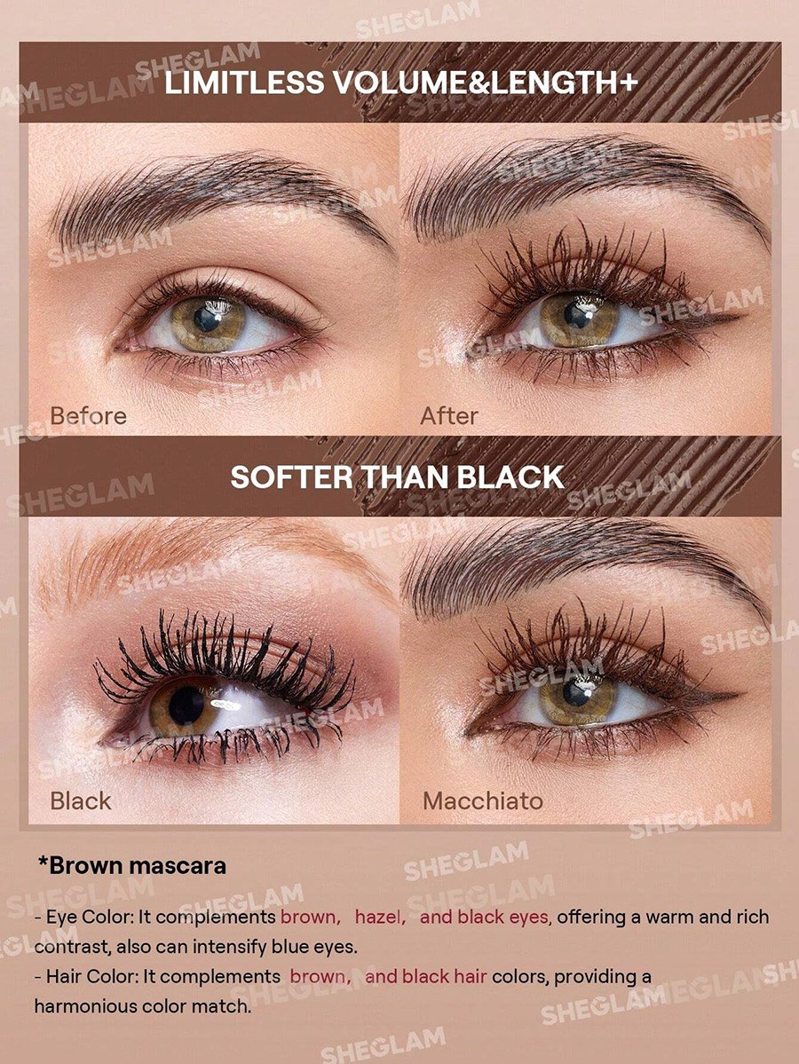 All-In-One Volume and Length Mascara-Waterproof Macchiato