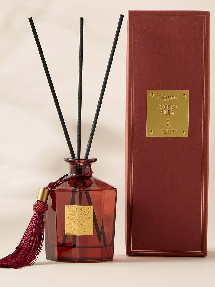 موزع عطور أمبر روبي بالأعواد الخشبية إمبريال إيسنس - 250 مل