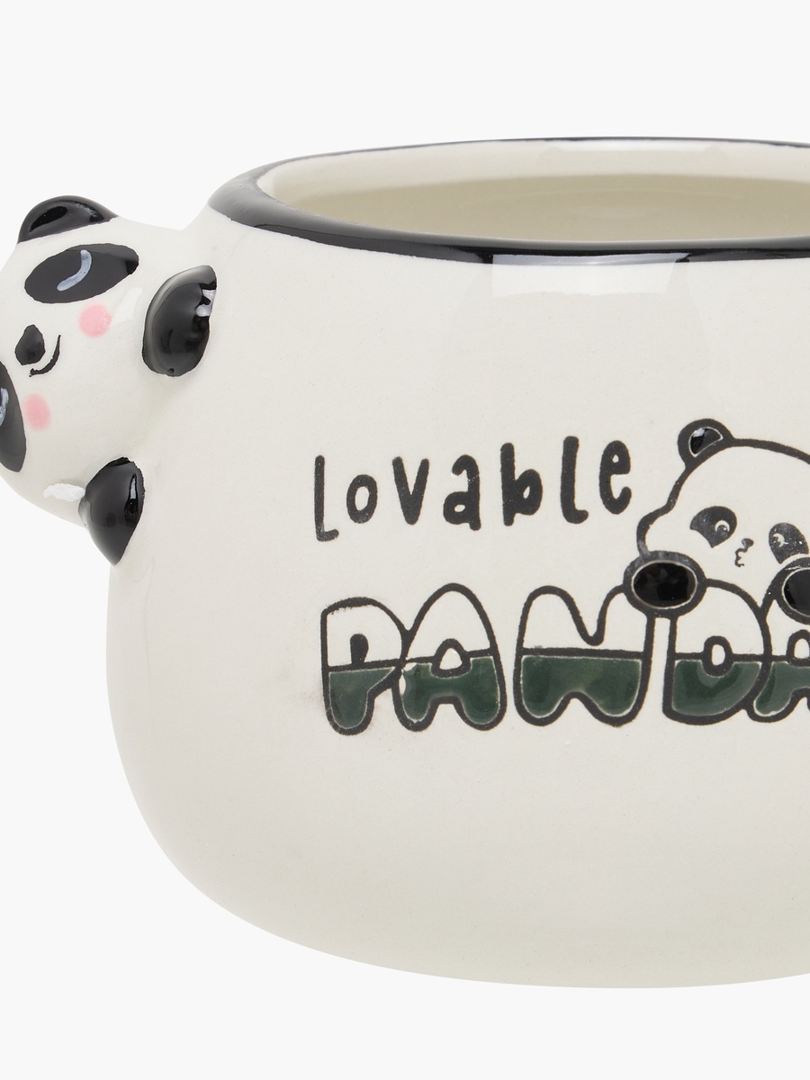 Panda Print Dolomite Mug - 440 ml