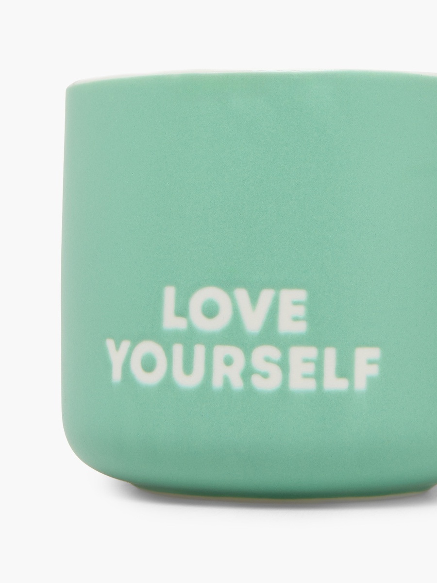 Love Yourself Print Bone China Mug with Handle - 340 ml