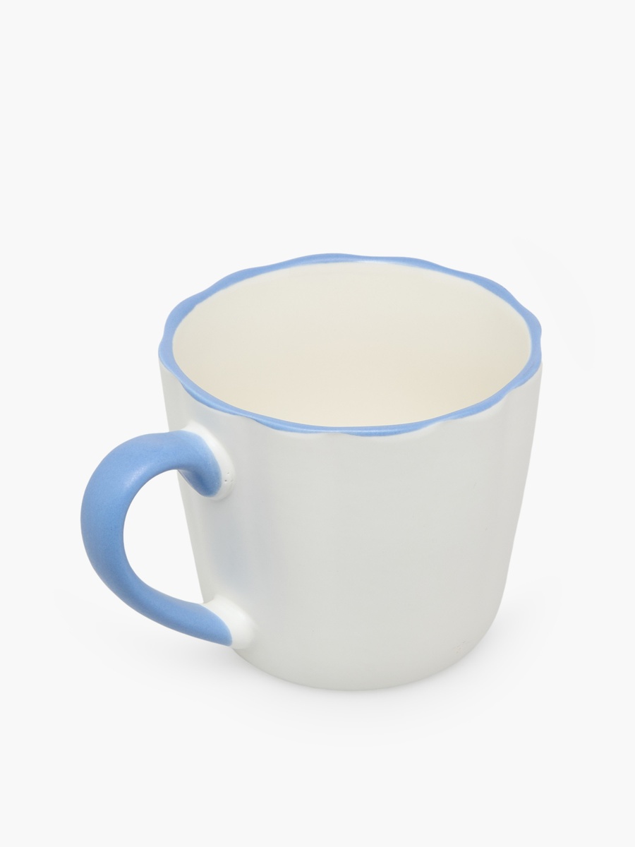 Slogan Print Bone China Mug - 370 ml